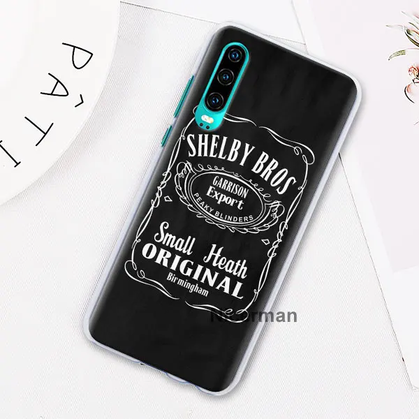 H14 Peaky bliners логотип с крестом Чехлы для huawei P30 P20 Lite P30 Pro P10 P9 Lite P Smart Plus жесткий чехол - Цвет: H14