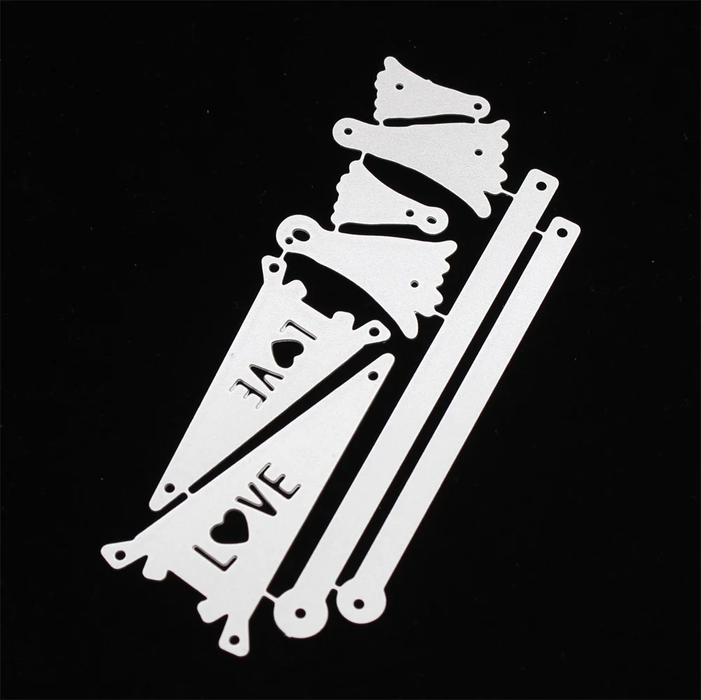 Металлический трафарет KSCRAFT с флагом трафареты для скрапбукинга декоративное