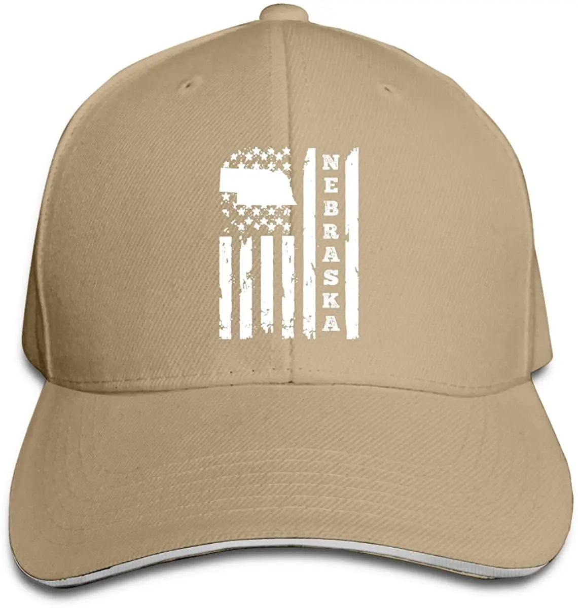 

Nebraska State American Flag Unisex Hats Trucker Hats Dad Baseball Hats Driver Cap