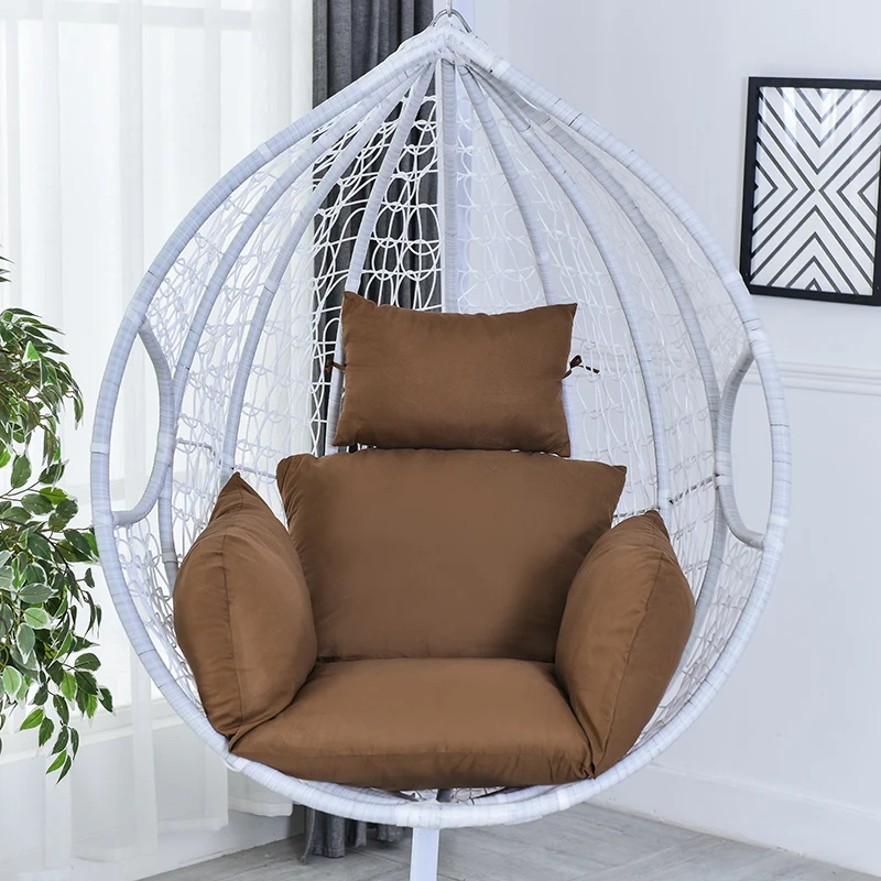 

Hanging Basket Chair Cushion Swing Seat Removable Thicken Egg Hammock Cradle Cushion Outdoor Back Cushion MD7