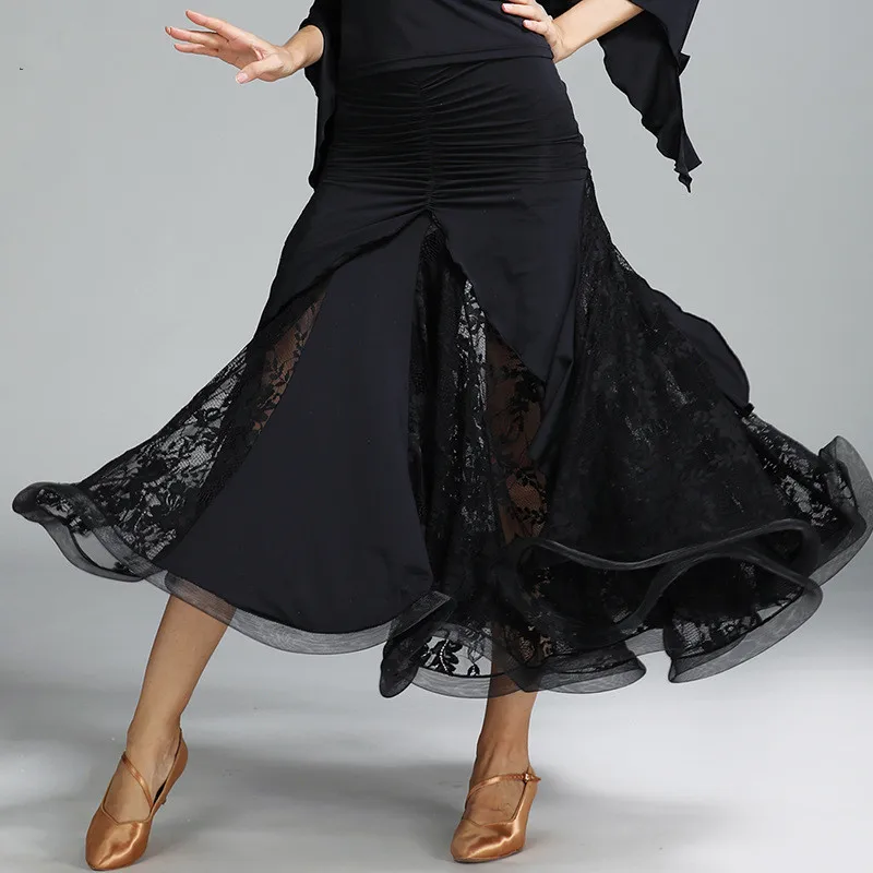 Юбка для латинских танцев Румба ча бальный костюм женщин леди взрослых