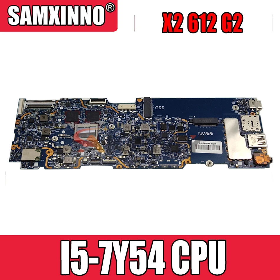 Akemy для X2 612 G2 Материнская плата ноутбука 918347 601 6050A2851001 MB A02 с SR2ZX I5 7Y54 Процессор 100%