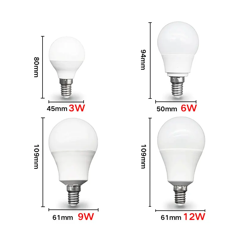 LED Bulb Lamps E27 E14 3W 6W 9W 12W 15W 18W 20W led Lampada Cold Warm White Light AC 220V 230V 240V Bombilla Spotlight