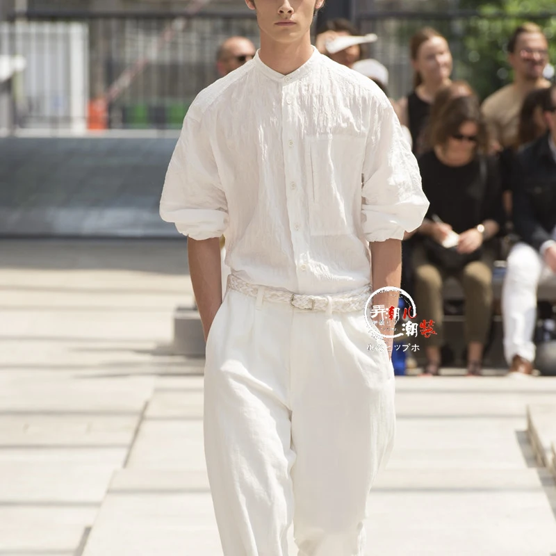 Новинка 2020 мужские весенне осенние свободные комбинезоны в подиумном стиле с