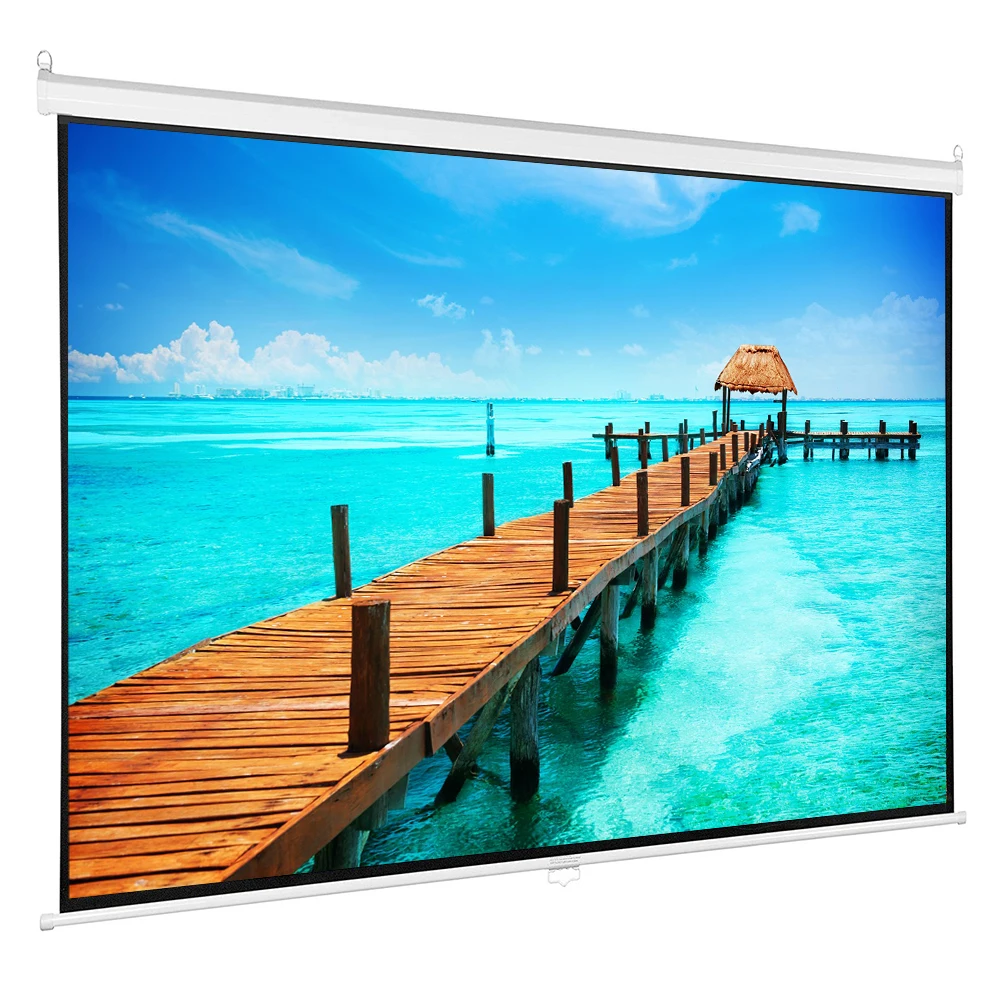 Экран для проектора 120 дюйма 4:3 матовый белый|Проекционные экраны| |