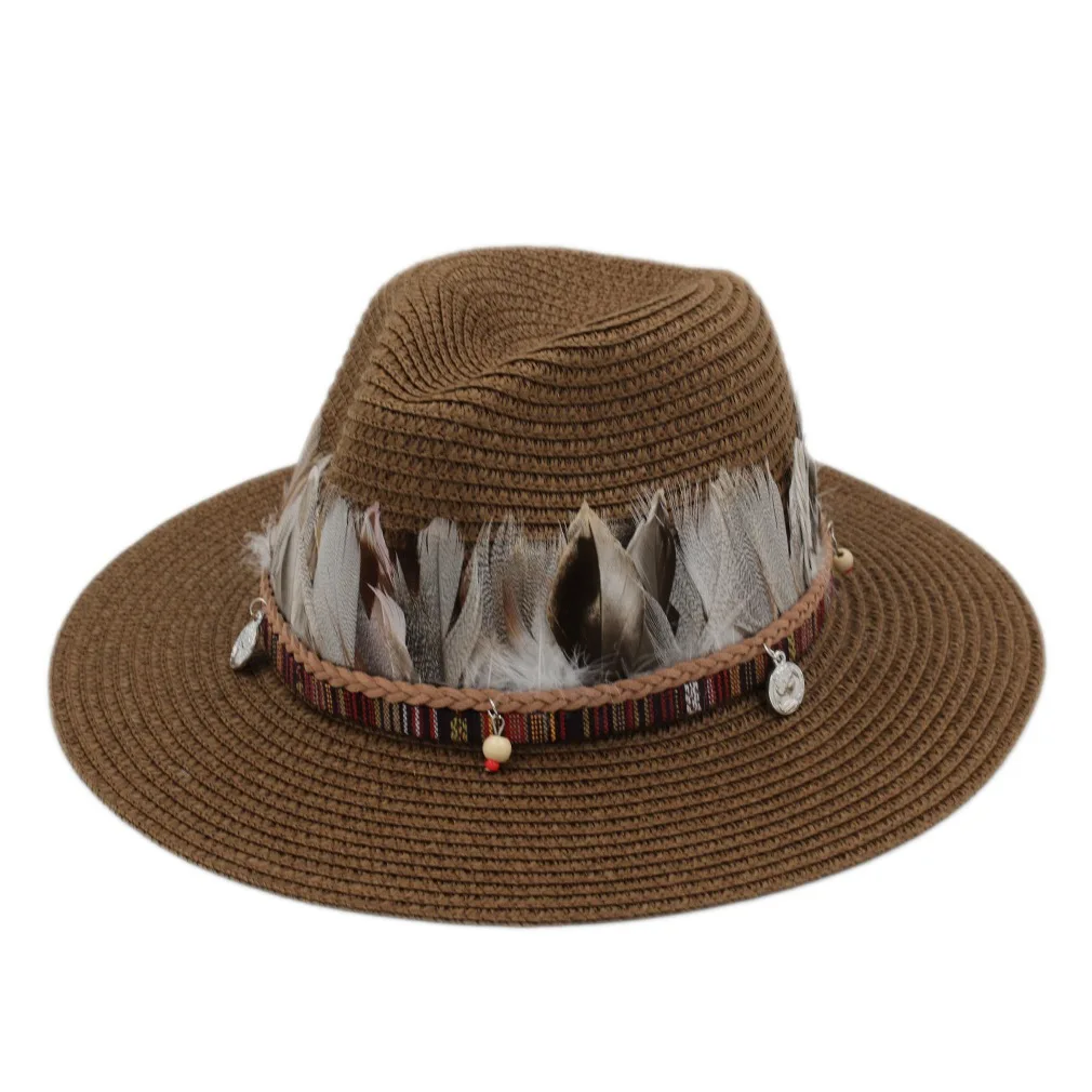 

Пластиковая Соломенная Панама для влюбленных, шляпа унисекс, с широкими полями