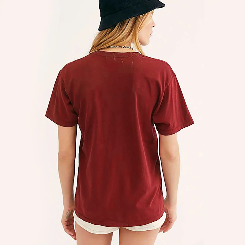 Женские футболки летние повседневные с принтом модная женская Свободная