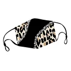3d-маска для взрослых Fshion с леопардовым принтом, маска для занятий спортом на открытом воздухе, маска для Хэллоуина, маска для косплея, маска на рот