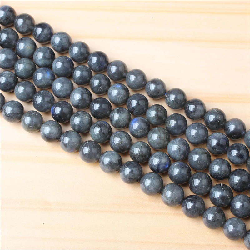 

Glitter Stone 4/6/8/10/12mm Natural Gem Stone Polished Smooth Round Beads For Jewelry Making DIY Bracelets