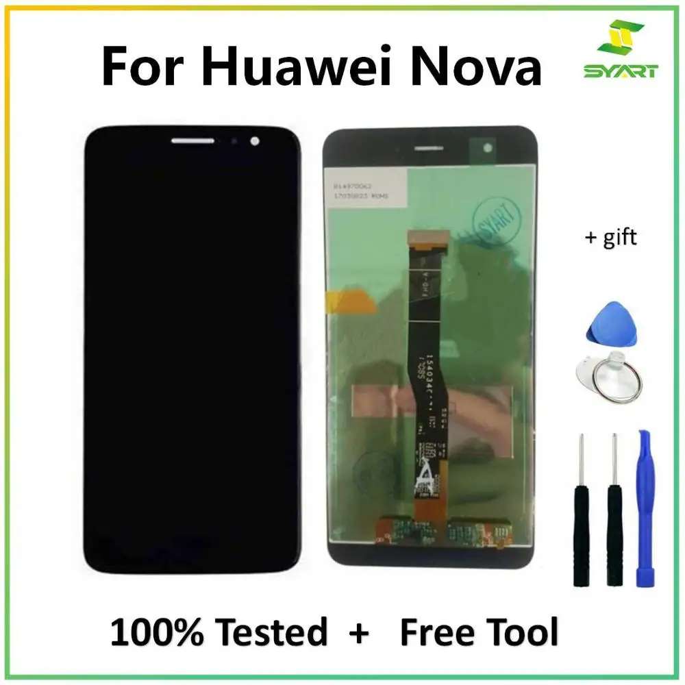 Для Huawei Nova ЖК дисплей + сенсорный экран дигитайзер сборка для CAN L01 / L02 L03 L11 L12 L13 5 0