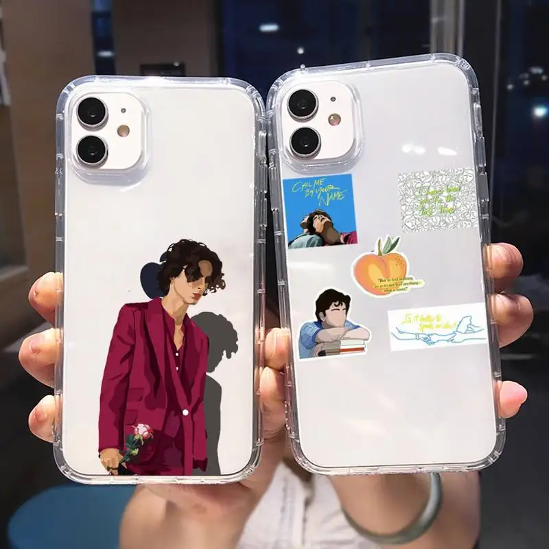 

Timothee Chalamet Phone Case Transparent For iPhone 6 7 8 11 12 13 S Mini Pro X XS XR MAX Plus Cover Funda Shell
