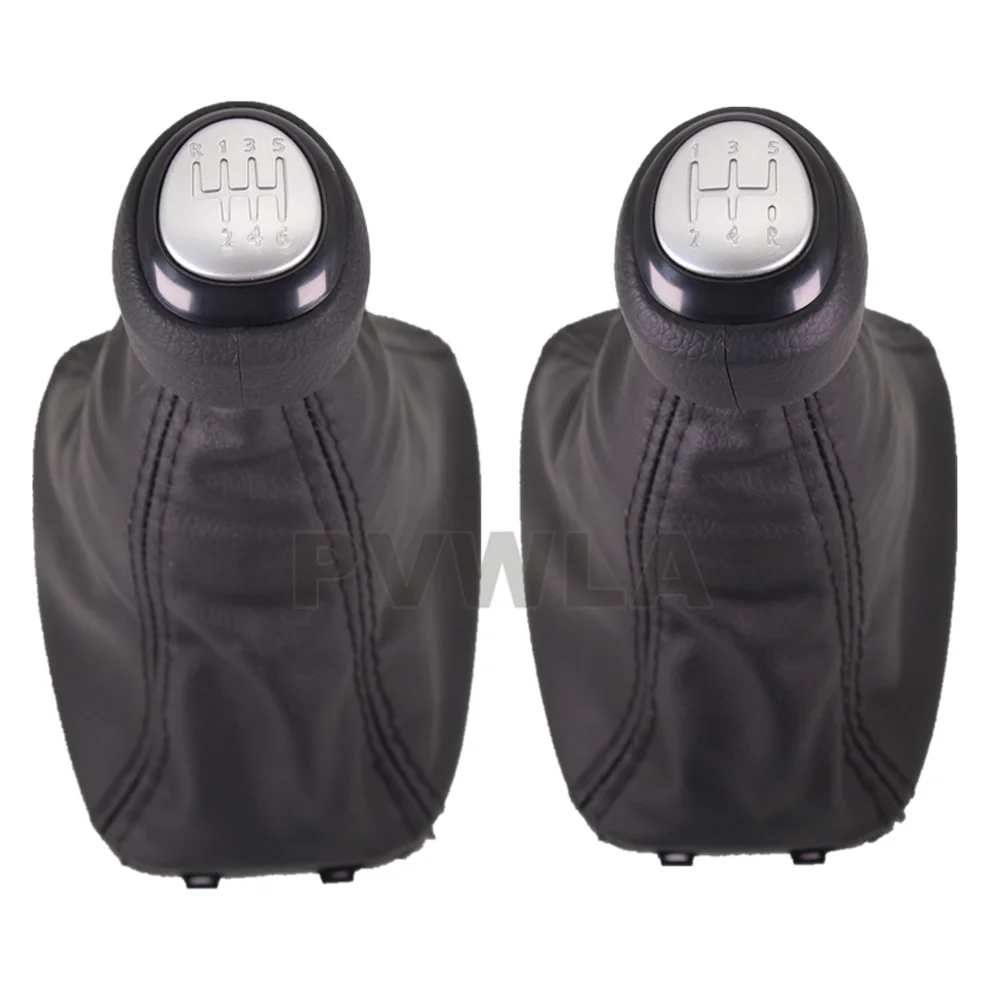 

5/6 speed Gear Stick Shift Knob Leather Boot For SAAB 9-3 2003 2004 2005 2006 2007 2008 2009 2010 2011 2012 Car-styling