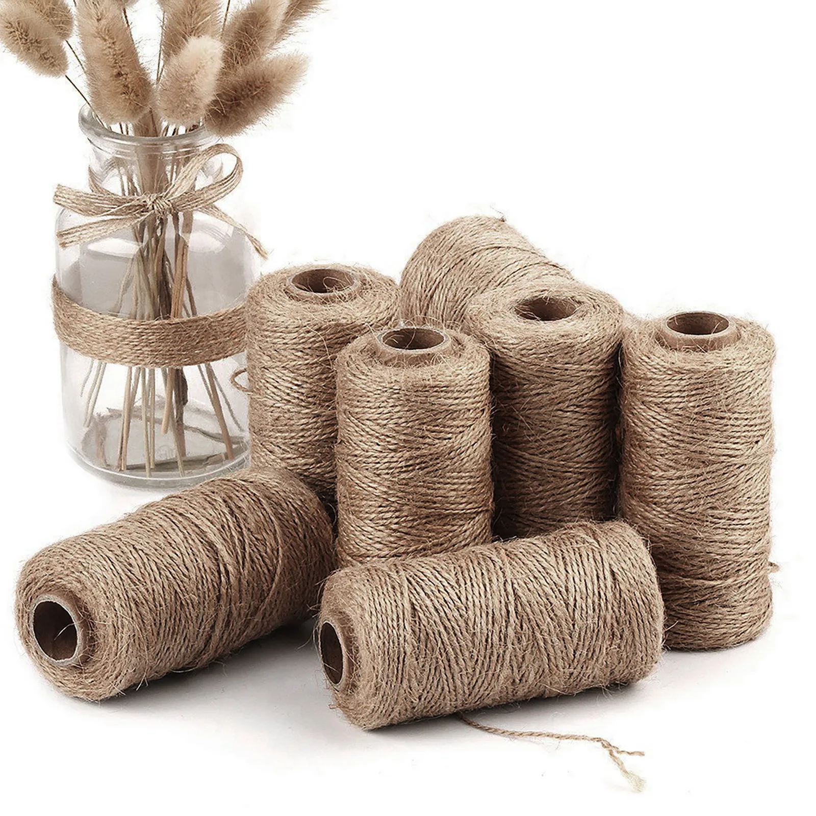 Льняные шнуры ручной работы веревка для завязывания канат джутовый льняные