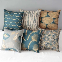 ripple blue green pillow case home decor bed sofa fashion throw cushion cover
