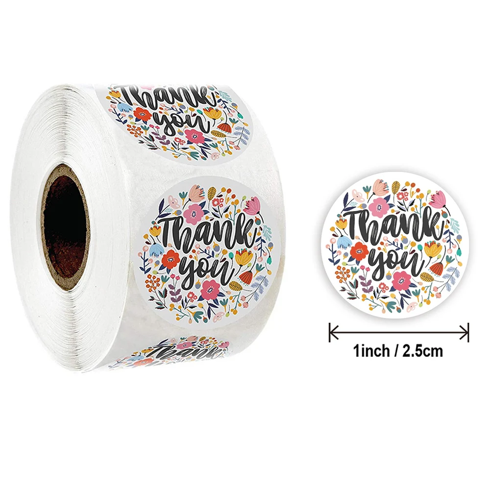 500 вещи Цветочная расцветка благодарю вас за поддержку моего маленького Бизнес