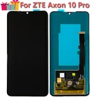 Оригинальный AMOLED дисплей заменить 6,47 дюйма для ZTE Axon 10 Pro, ЖК-дисплей кодирующий преобразователь сенсорного экрана в сборе A10P3251 A10P3351 A2020