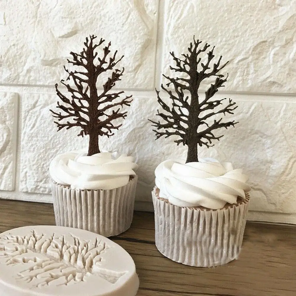 

2021 New Household Items 3d Tree Silicone Fondant Mold Cake Decorating Chocolate mold