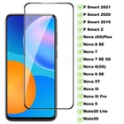 Защитная пленка 9D для экрана Huawei P Smart 2021 PSmart 2019 2020 Z Mate 20 Lite 10 Pro 30 Nova 5T 8 7 6 SE G9 2 Plus 5i 4 3 3i