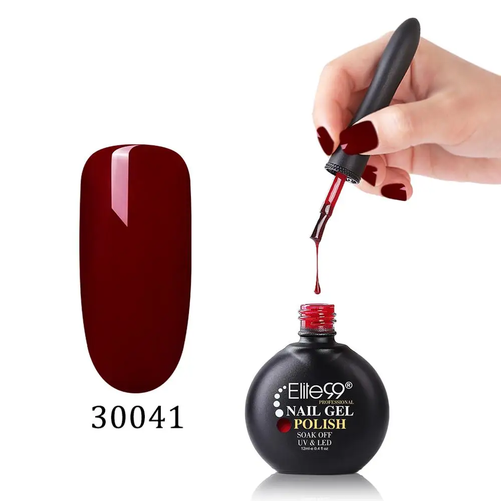 Гель лак для ногтей Elite99 3 го поколения 12 мл длинная крышка полуперманентный гель