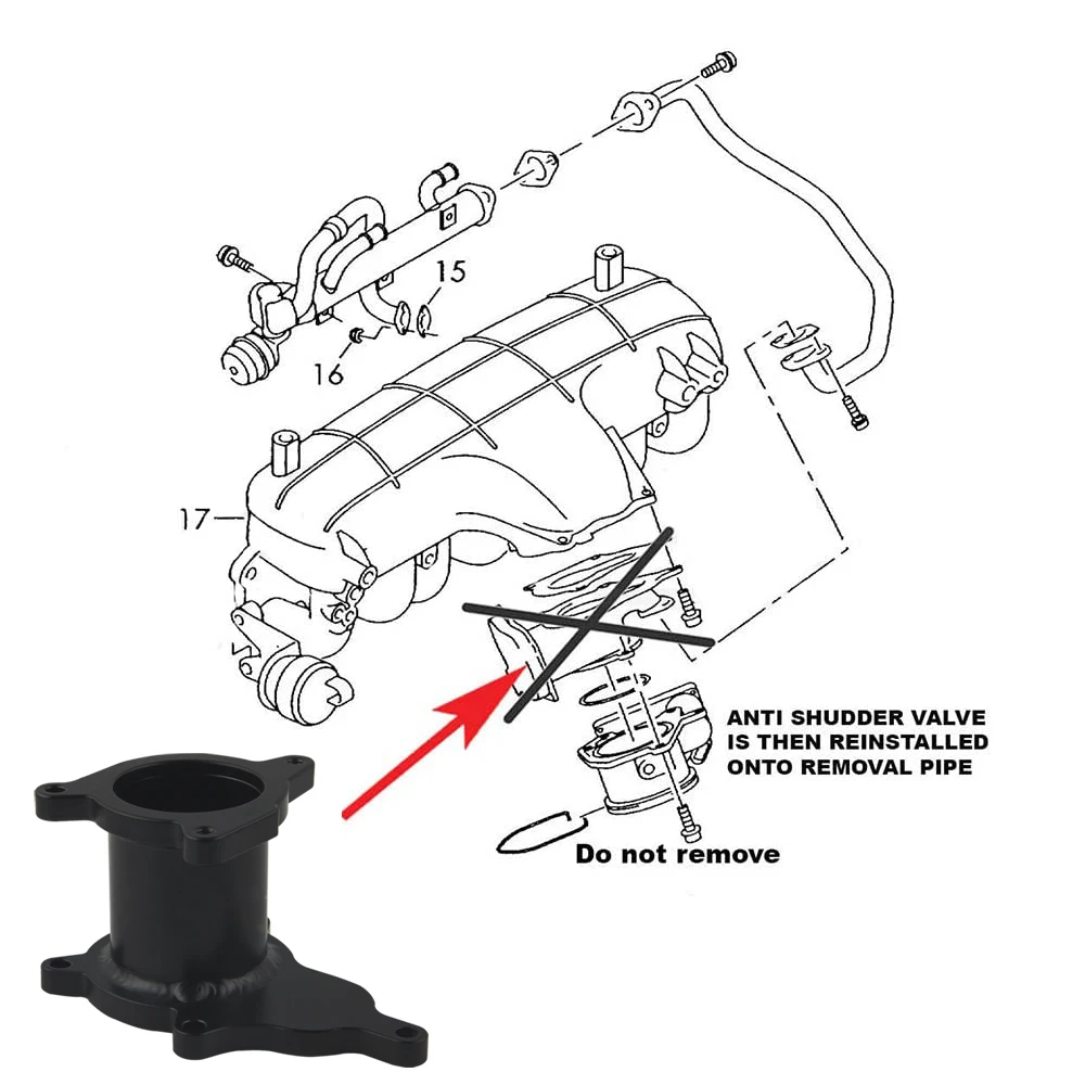 

EGR REMOVAL DELETE KIT BLANKING PLATE for vw SKODA Octavia AUDI 2.0 TDI BVF BVG BLB 03G131501B egr1122