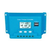 solar charge controller lcd anti backfill circuit protection solar controller with usb for industry
