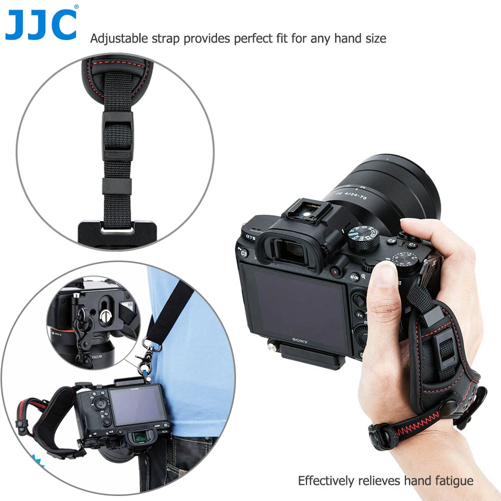 Ремешок JJC для камеры регулируемый быстросъемный держатель камер Canon Nikon Sony Fujifilm