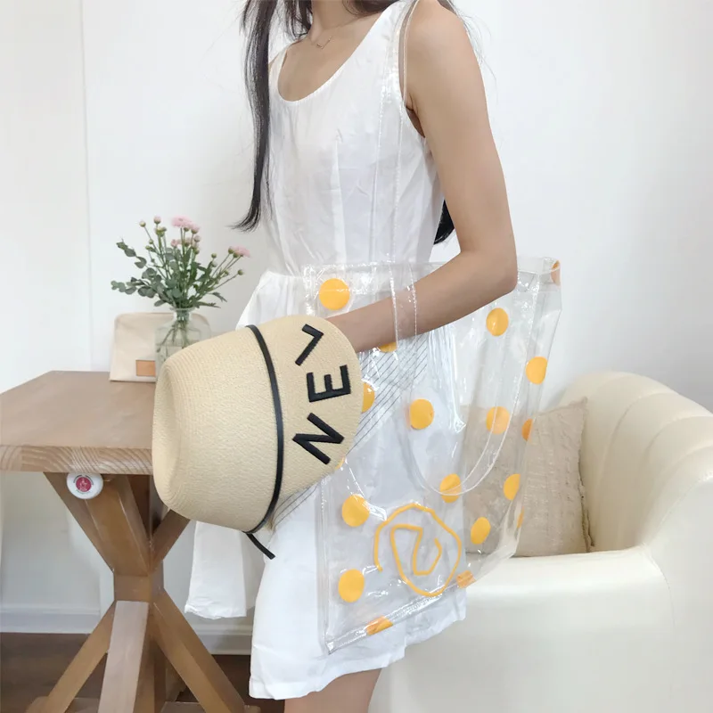 Youda новые свежие Женские сумки в горошек ПВХ материал сумка на плечо Модная