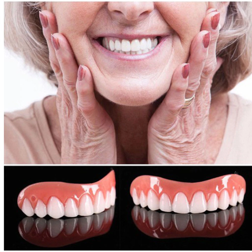 Отбеливающие подтяжки для зубов силиконовый шпон с имитацией идеальная защелка