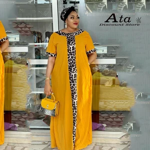 New Trends African Clothing Women's Blouse Party Dresses Boubou Plus Size Maxi Kaftan Femme Boubou Long Abaya Joli Fashion A118