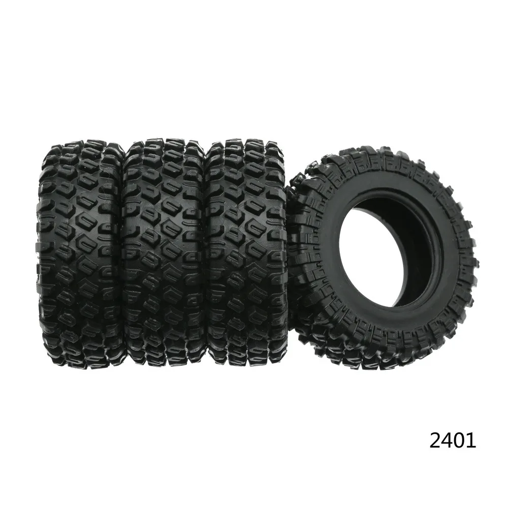 

4PCS Truck Tire SPGCM 1:24 RC Car Parts Model Axial SCX24 90081 C10 Rock Climbing Gravel Tire Cover Accessories
