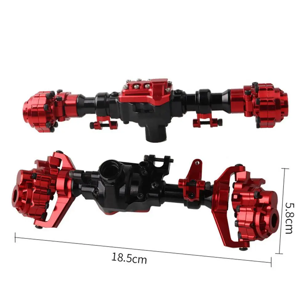 

RCtown Front Rear Portal Axles Housing For TRX-4 CNC Aluminum RC Crawler Car Anodized Surface Anti Light Scratch Red