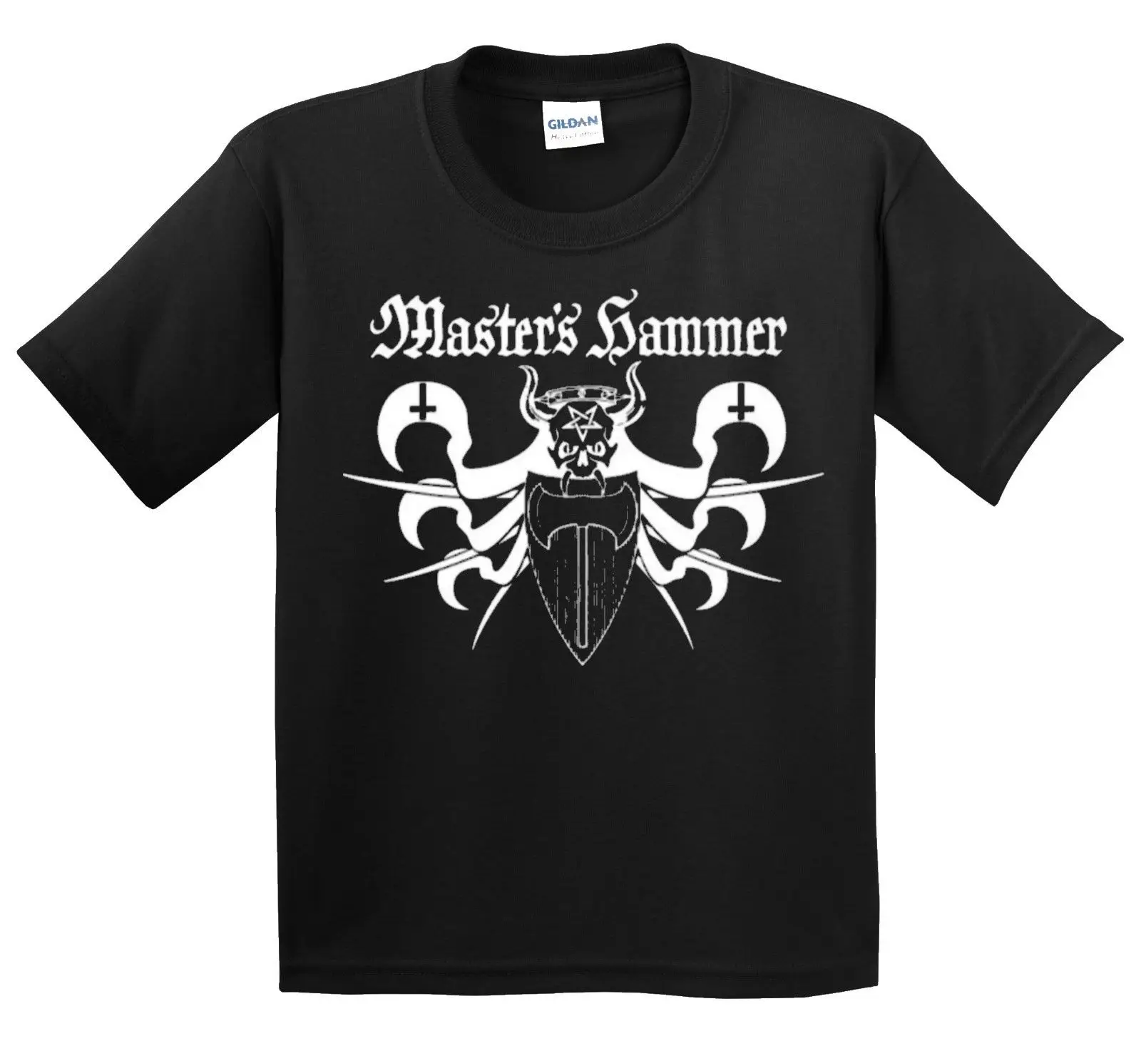 Футболка Masters Hammer новинка черная футболка в стиле смерти из металла sarкофаго с