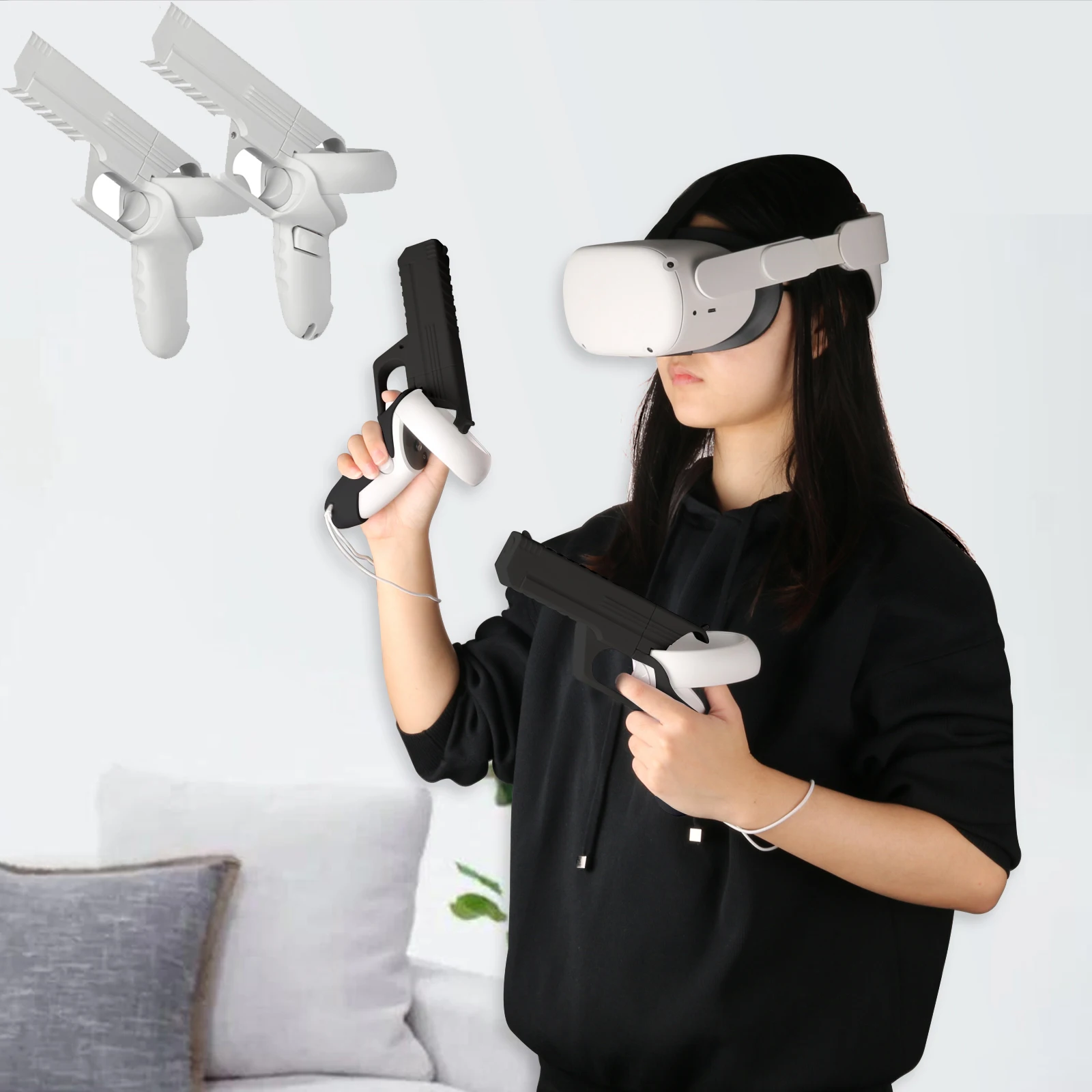 Новый VR игровой пистолет для Oculus Quest 2 чехол пультов управления улучшенный опыт FPS