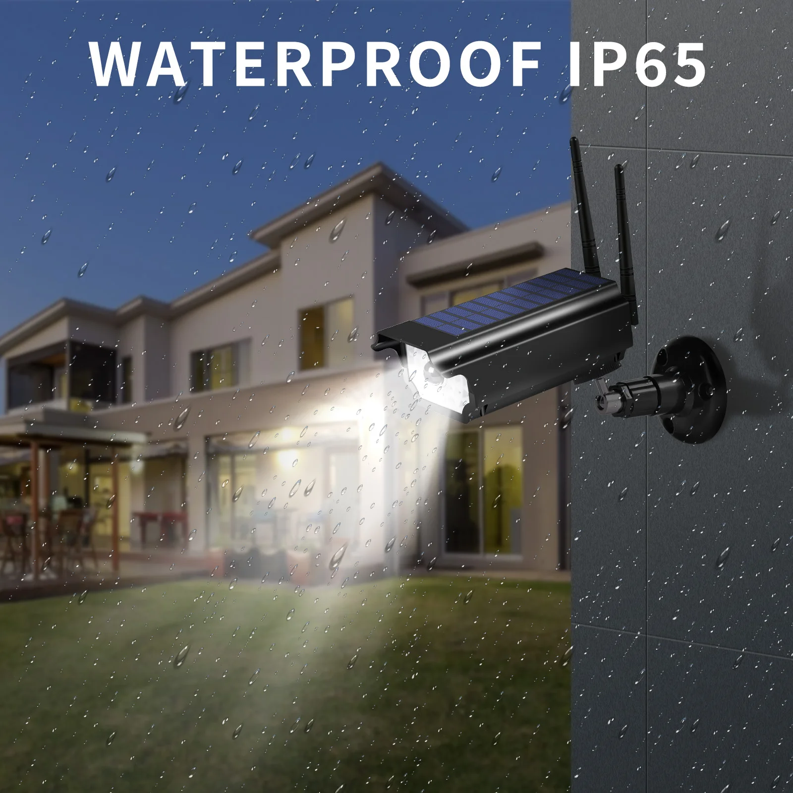 Фальшивая камера видеонаблюдения наружная наблюдения на солнечной энергии