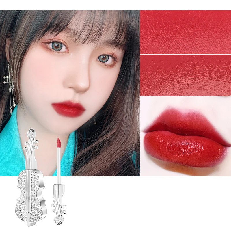 Матовая губная помада для скрипки глазурь губ увлажняющий воздушный бархат
