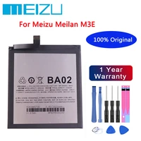 meizu high quality 100 original battery 3100mah ba02 for meizu meilan m3e mobile phone batteriesfree tools