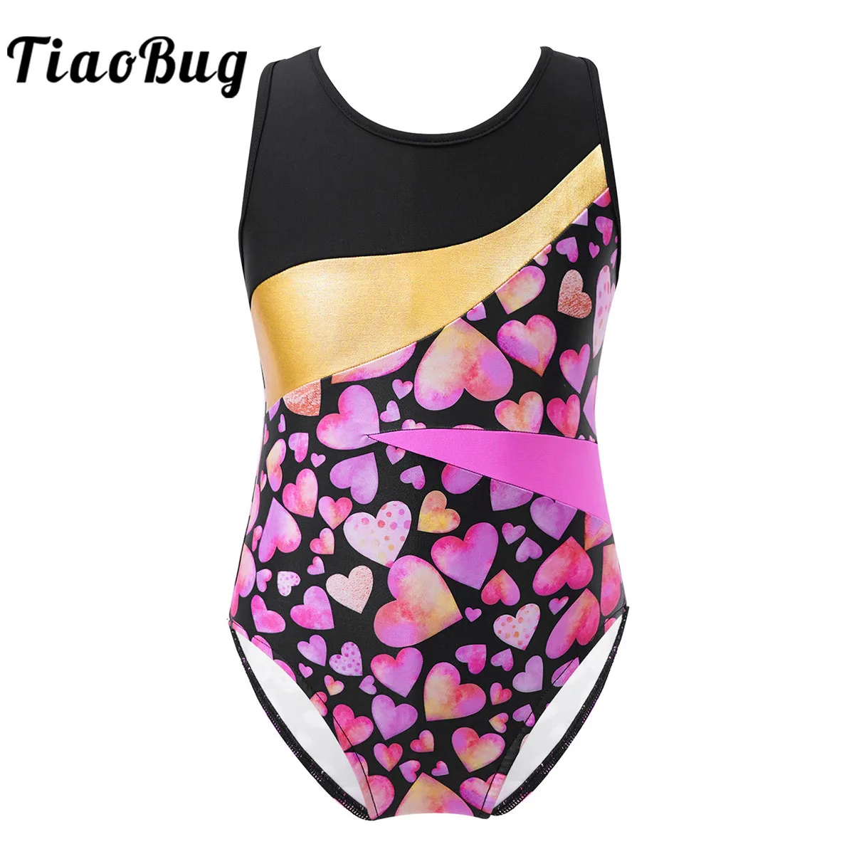 

Leotards for Girls Gymnastics Dance Unitards Sleeveless Ballet Dancer Tutu Dress Stage Performance Costumes