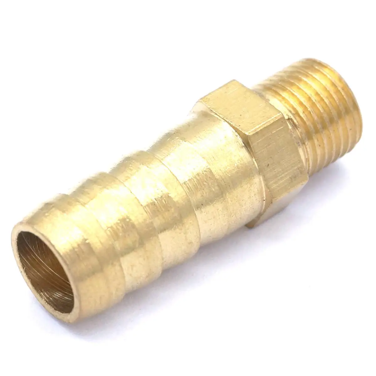 Лот 5 шлангов I/D 10 мм x 1/8 &quotBSP штыревой латунный соединитель для муфты