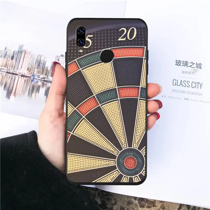 

Darts game flame Phone Case For Huawei honor Mate P 10 20 30 40 Pro 10i 9 10 20 8 x Lite Luxury brand shell funda coque