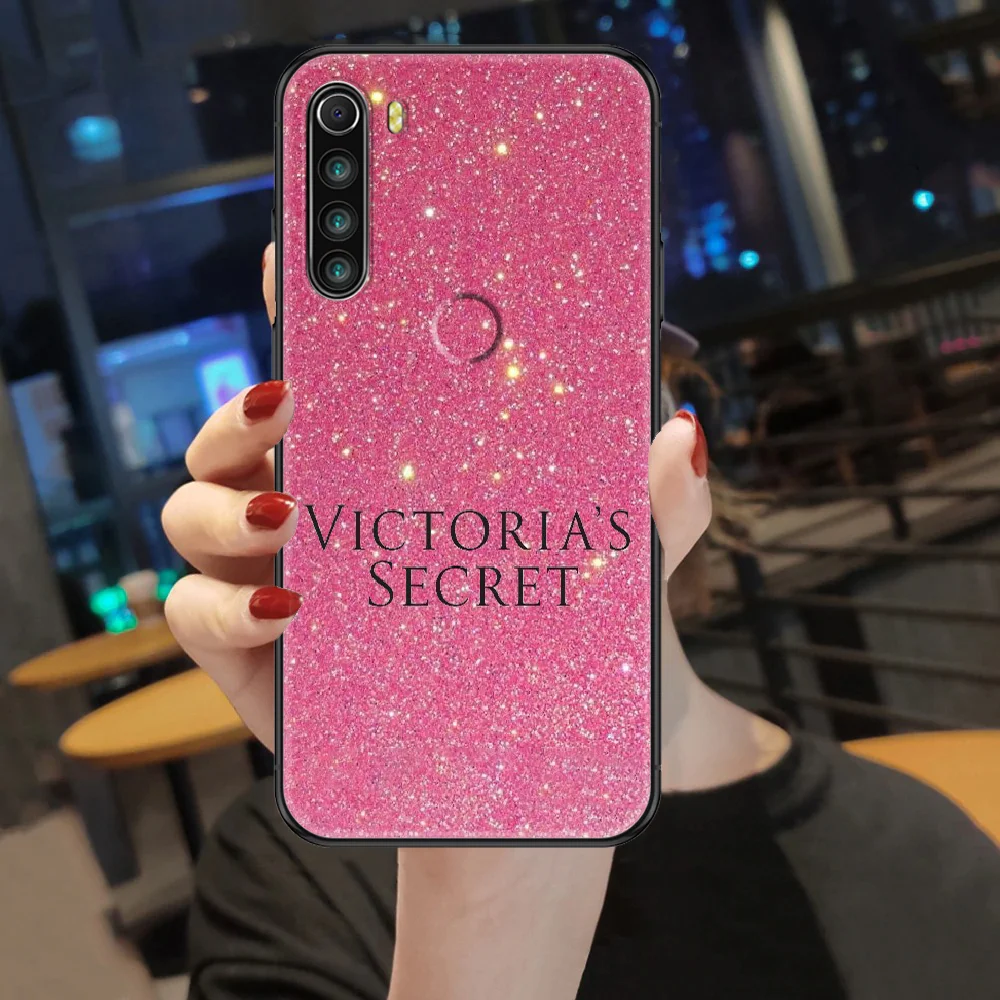 

vs Fashion pinks brand Phone case For Xiaomi Redmi Note 7 7A 8 8T 9 9A 9S 10 K30 Pro Ultra black trend prime soft cover painting