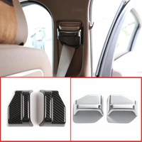 car styling seat safety belt cover trim sequins 2pcs for mercedes benz e class w212 w213 cls s class w222 chrome abs