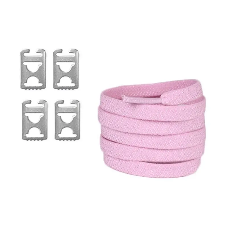 

Sneakers Laces No Need Tie Flat Shoelaces Lazy Shoe Laces Sport Fit With Laces Shoelace All Buckle Shoe W9E5