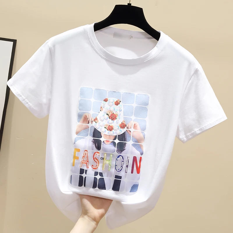 

Neck Short Sleeve Summer Floral mama bear t Shirt Casual Female Tee Ladies one