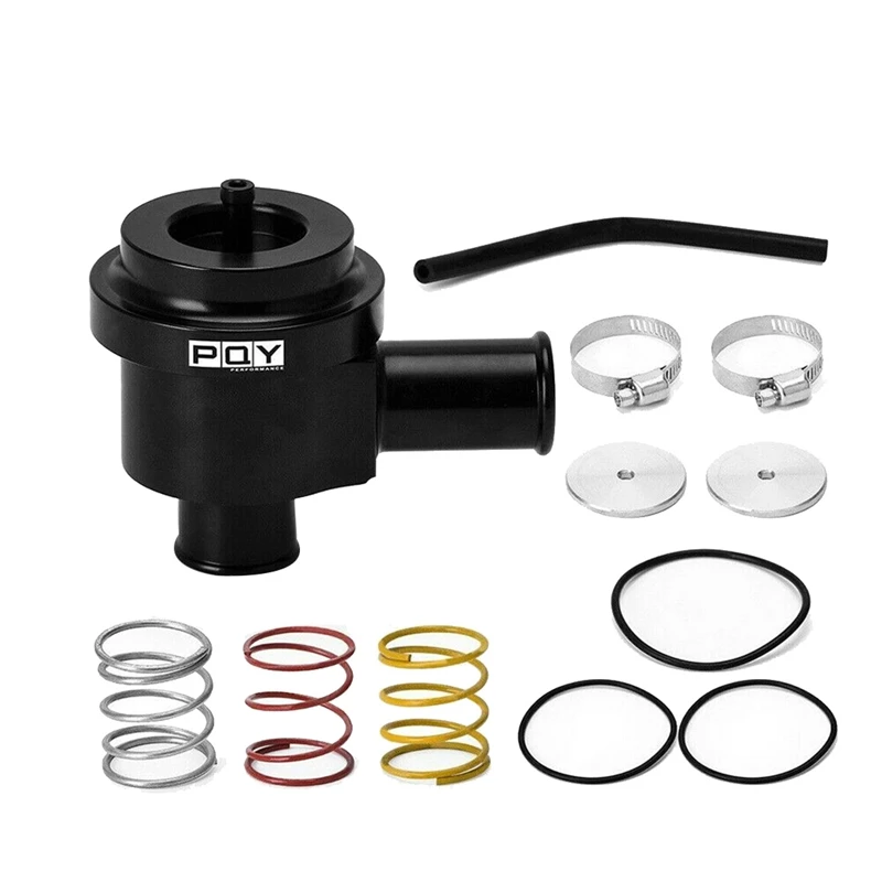 

for Beetle Golf Jetta - 1.8T 2.7T 98-05 Aluminum Blow Off Valve Turbo BOV Diverter Valve Kit Black