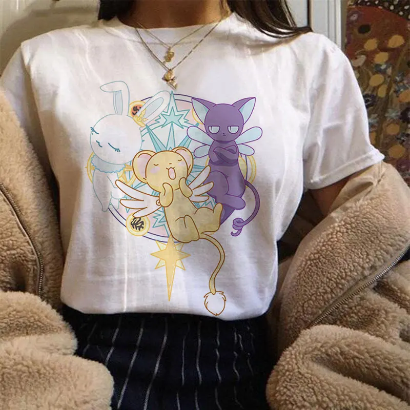 Женская футболка Kawaii Sakura Magic Girl