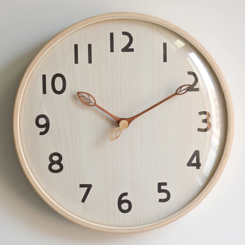 White Nordic Glass Wall Clock Analog Bedroom Modern Design Clocks Decorative Watch Home Decoration II50BGZ | Дом и сад