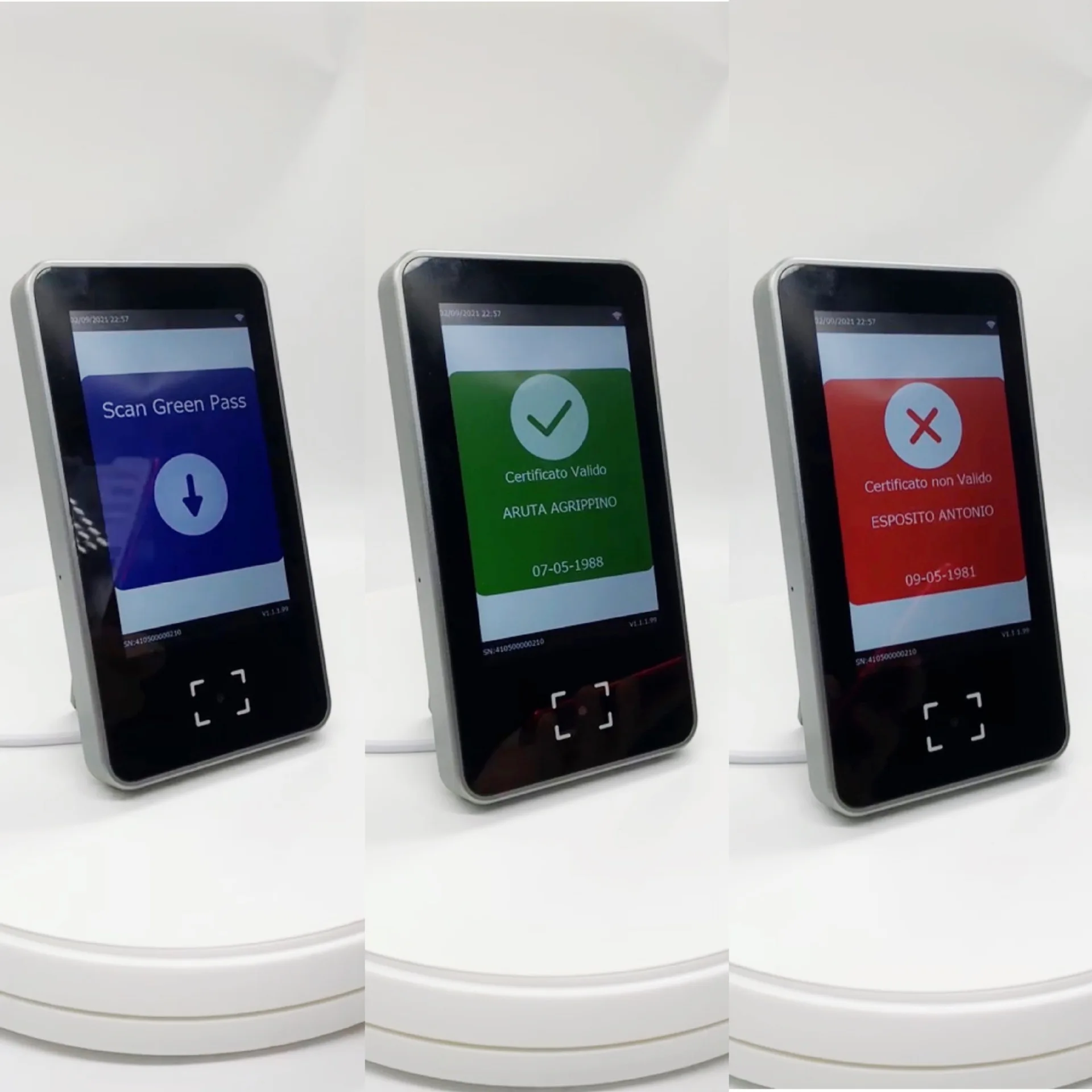 Сканер QR EVAWGIB с кодом Европейский пропусковой считыватель qr-кода сертификат machi |