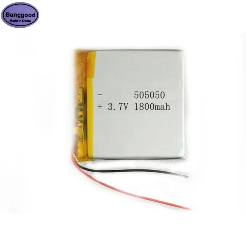 Banggood 3 7 в 1800 мАч 505050 055050 литий полимерные ионные аккумуляторные батареи для