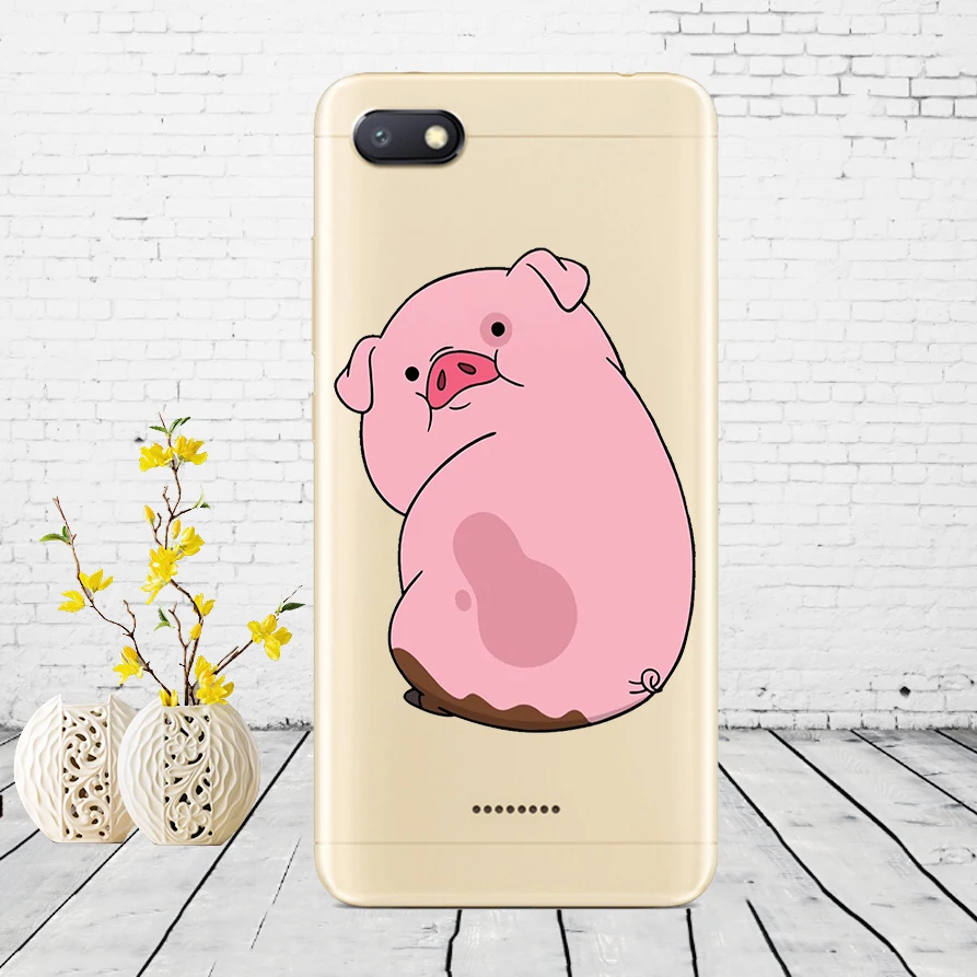 D43 Силиконовый чехол для xiaomi redmi 6a защитный чехол Мягкий ТПУ чехол для телефона Чехлы для xiaomi redmi 6A чехол бампер 6a Coque - Color: D43