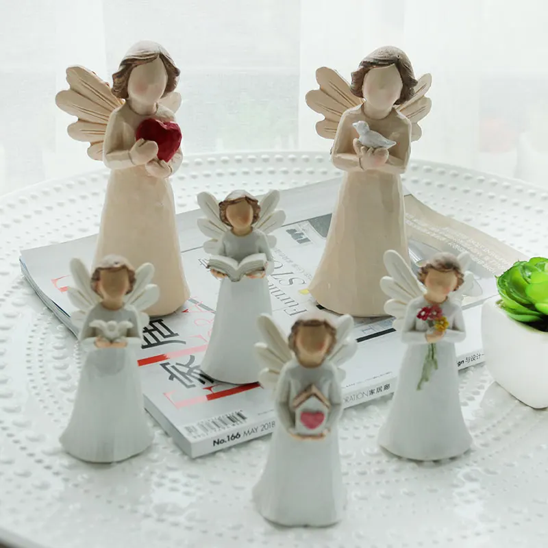 [HHT] Nordic Angel Little Fairy Small Ornaments Living Room Bookshelf Wine Cabinet Decorations Elves Garden | Дом и сад
